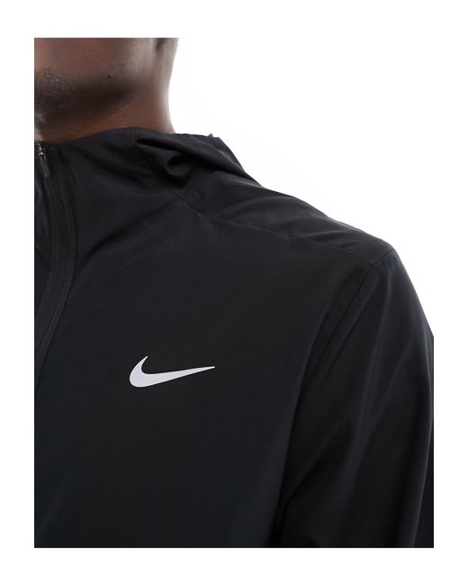 Nike Versality Dri-fit Form Hooded Jacket in Black for Men | Lyst