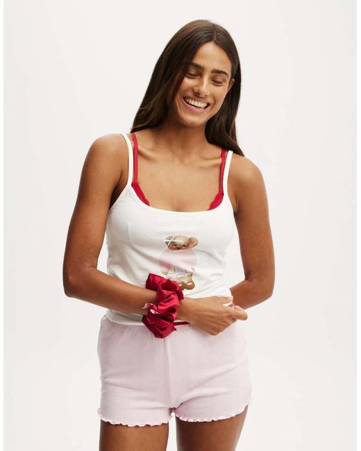 Cotton On Pink Peached Jersey Longline Cami