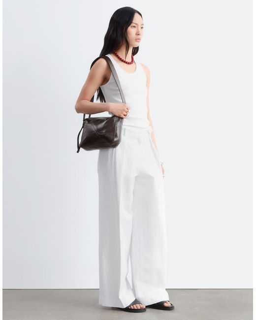 & Other Stories White Round Neck Tank Top