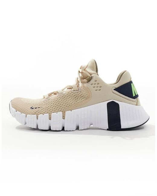 Nike White Free Metcon 4 Trainers for men