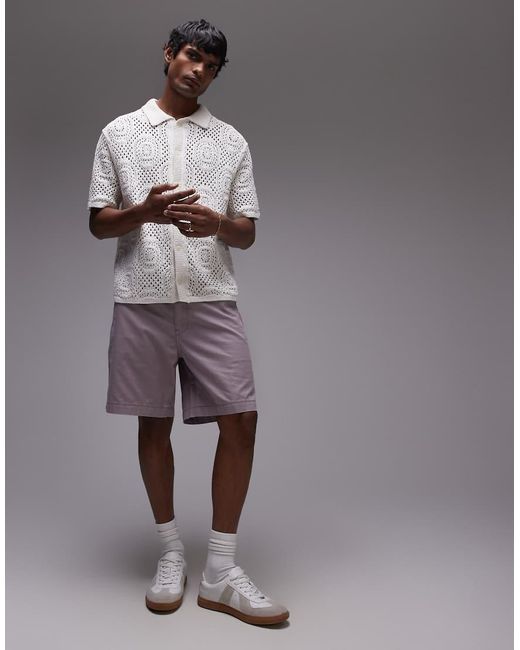 Levi's Gray Xx Authentic Relaxed Twill Chino Shorts for men