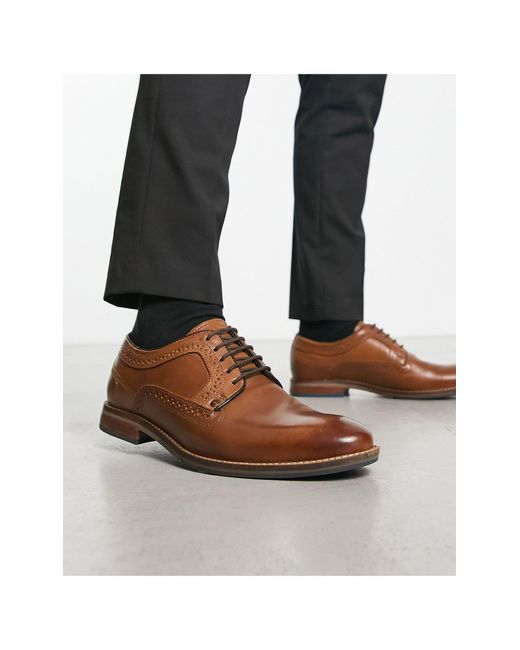 London - bennett - chaussures richelieu en cuir - fauve Dune pour homme en  coloris Noir | Lyst