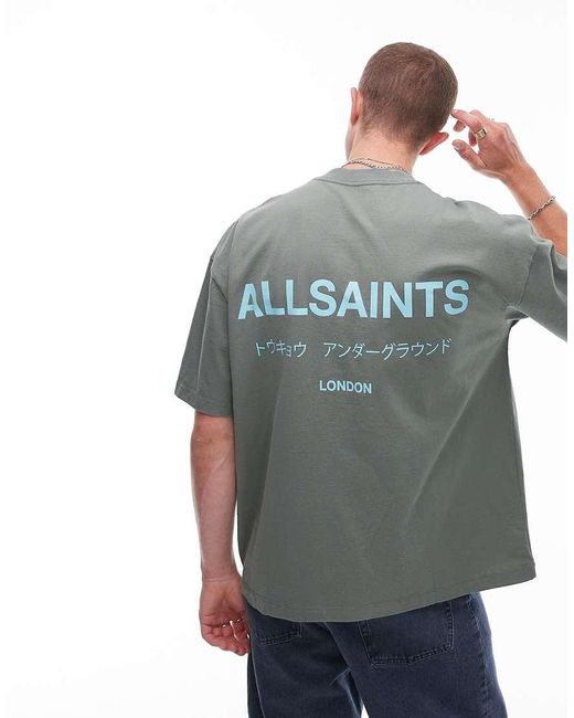 AllSaints Underground in het Gray voor heren