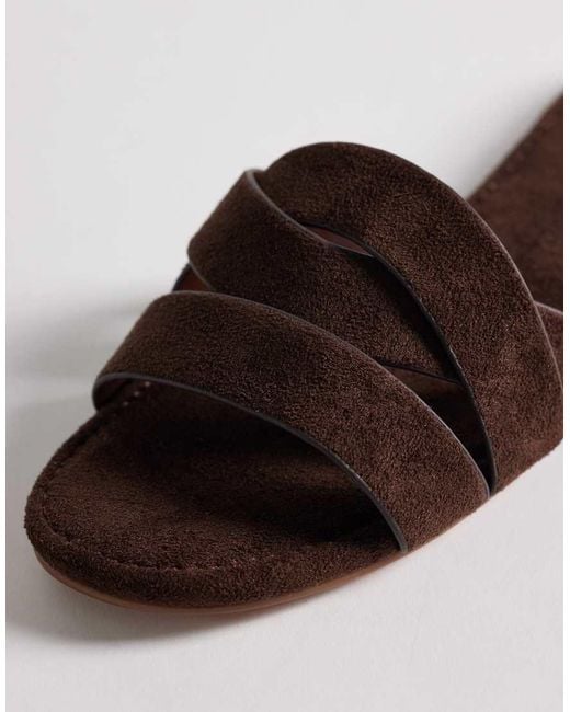 SIMMI Brown Simmi London Jade Flat Sandals