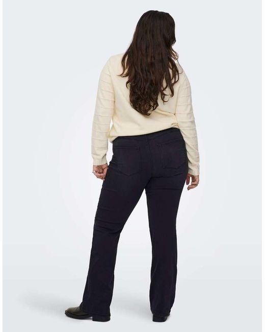 ONLY Blue Flared Fit Jeans