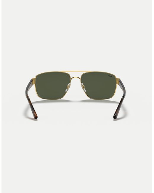 Ray-Ban – rb3663 – unregelmäßige sonnenbrille in Green für Herren