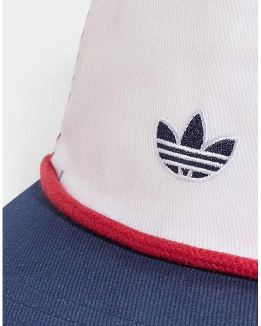 Adidas Originals White Dad Cap With Rope