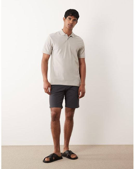 ASOS Gray Essentials Regular Fit Polo for men