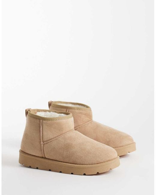 SEQWL Natural Cosy Mini Ankle Boots