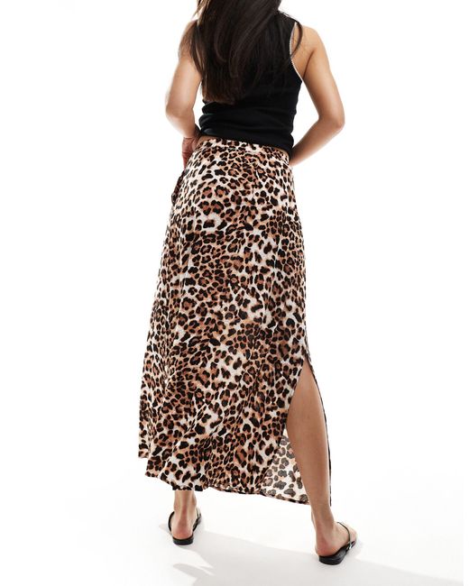 Vero Moda Multicolor Maxi Skirt With Split
