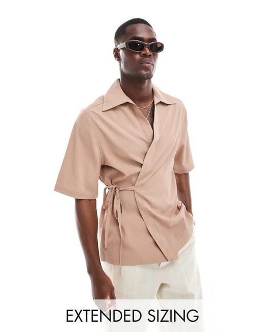 asos wrap blouse