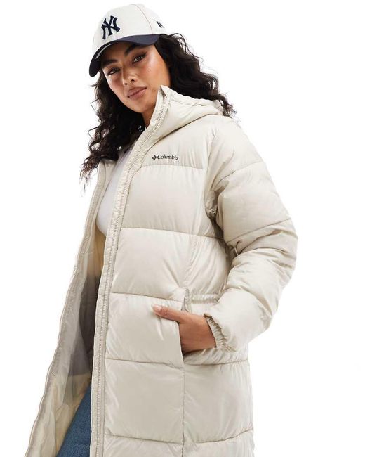 Columbia Natural Puffect Ii Long Line Puffer Coat