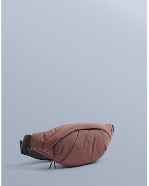 Oysho Purple Waterrepellent Nylon Belt Bag