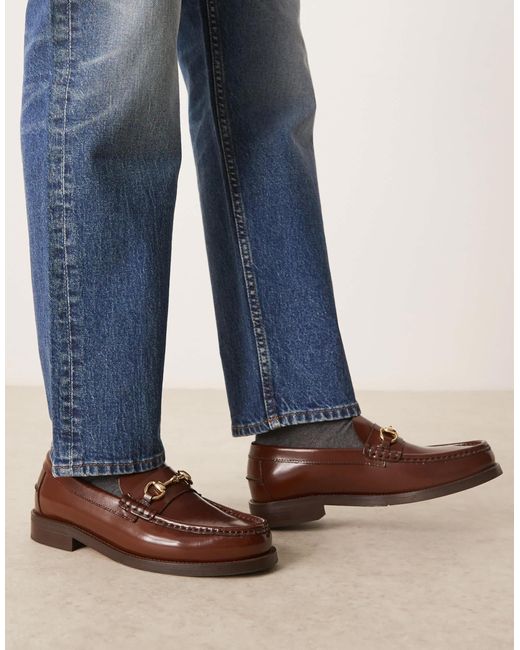 Walk London Blue Dalston Trim Loafer for men