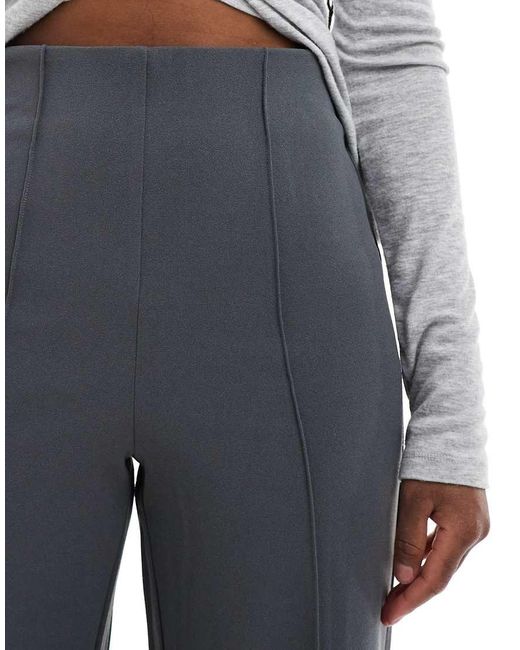 Vero Moda Blue Pleat Front Wide Leg Trousers