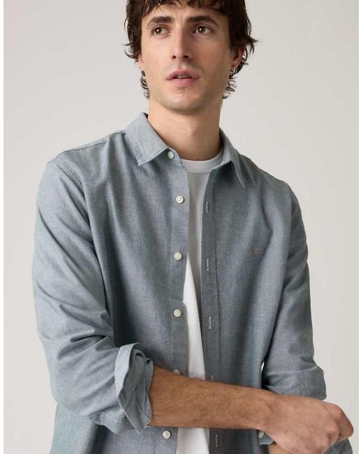 Levi's Blue Battery Housemark Standard Shirt for men