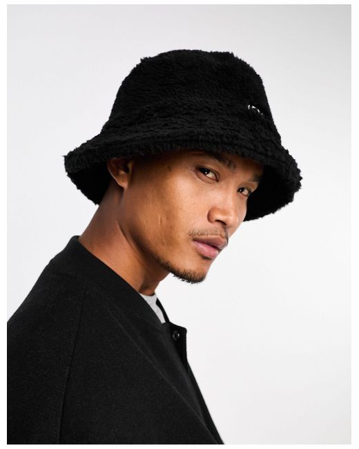 Wesc Sherpa Bucket Hat in Black for Men | Lyst UK