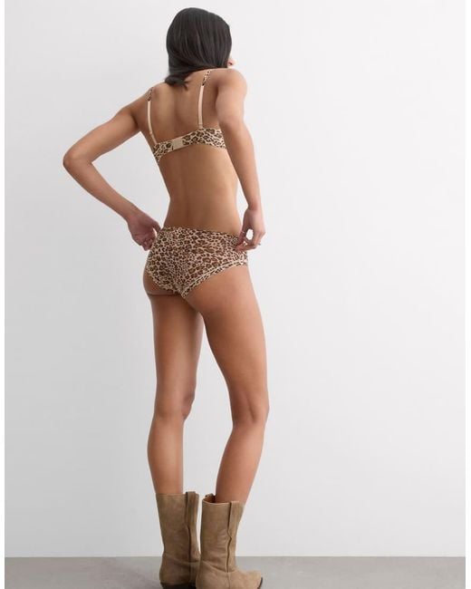 Intimissimi Blue Simply Iconic Animal Print Knickers
