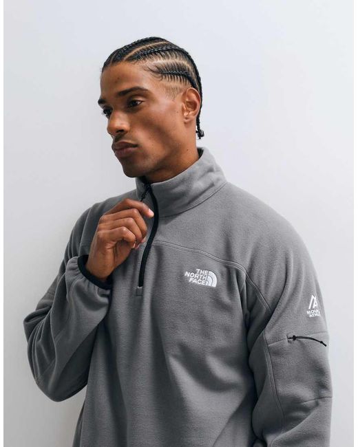 The North Face Gray Mountain Athletics Glacier 1/4 Zip Fleece for men