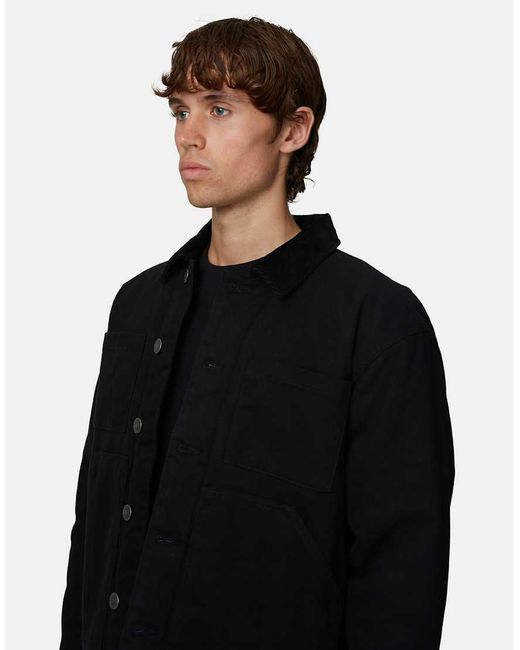Good For Nothing Black Washed Worker Jacket for men