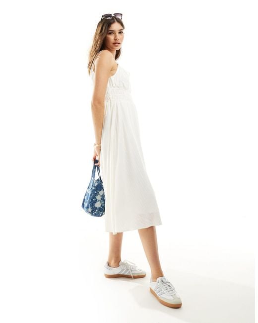 Wrangler White Slim Strap Summer Dress