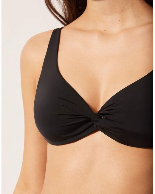 Calzedonia Black Balconette Bikini Top Indonesia