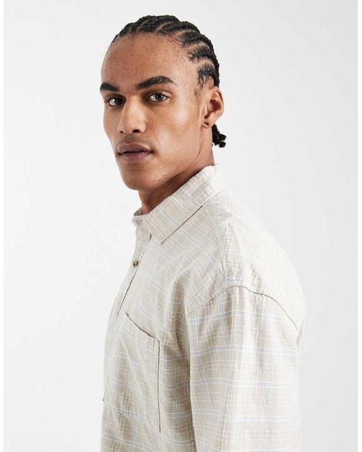Cotton On White Remi Long Sleeve Shirt for men