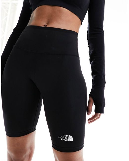 Leggings Cortos Negros Con Logo Flex De The North Face de color Black
