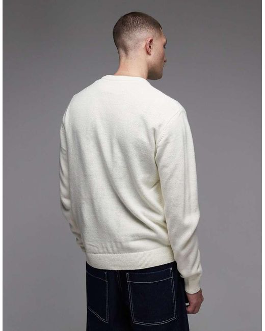 Dickies Gray Union Jacquard Sweater for men
