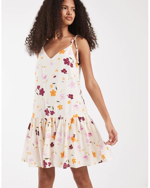ONLY Pink Pleated Mini Dress