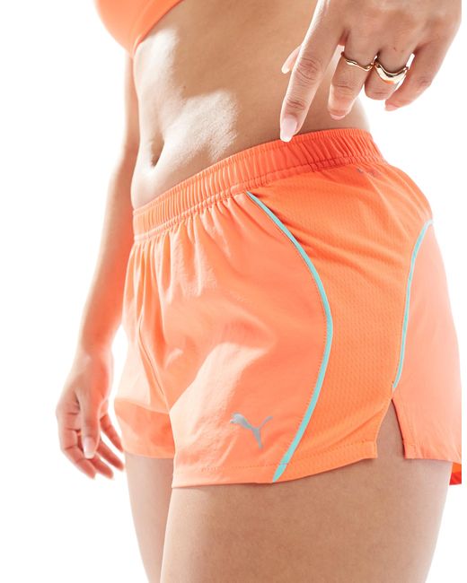 PUMA White Run Velocity 3' Shorts