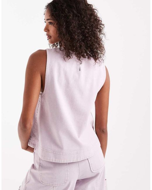 ASOS Purple Shell Top