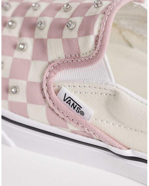 Vans White Slip-On Trainers