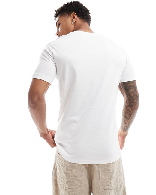 T-shirt en coton pima avec logo emblématique Polo Ralph Lauren pour homme en coloris White
