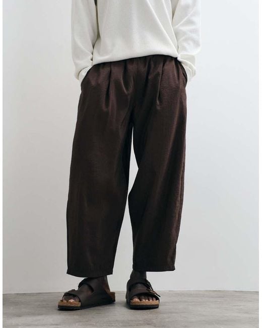Reclaimed Vintage White Pull On Trouser for men