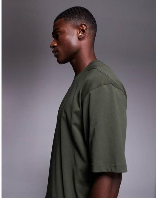Adidas Originals Gray Adidas Training Oversized T-shirt for men