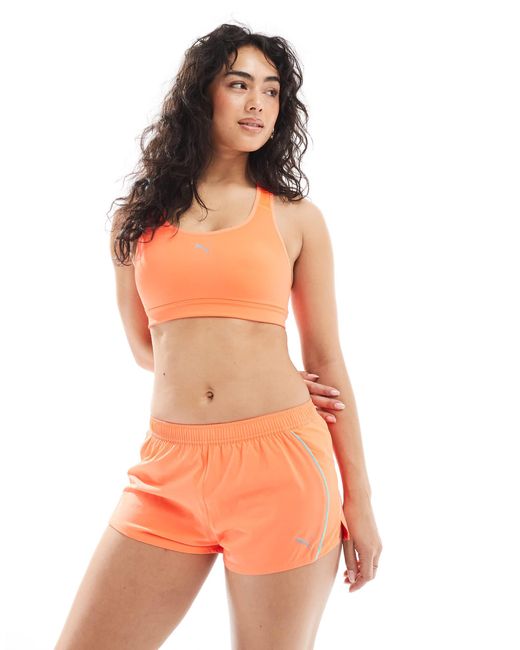 PUMA White Run Velocity 3' Shorts