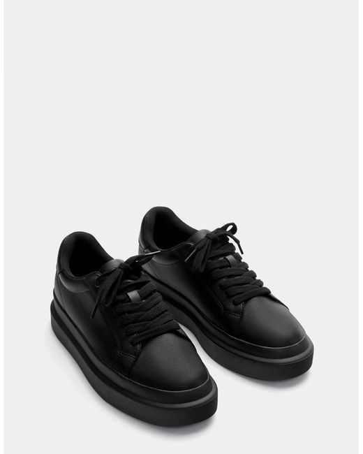 Baskets à semelle chunky Pull&Bear pour homme en coloris Black