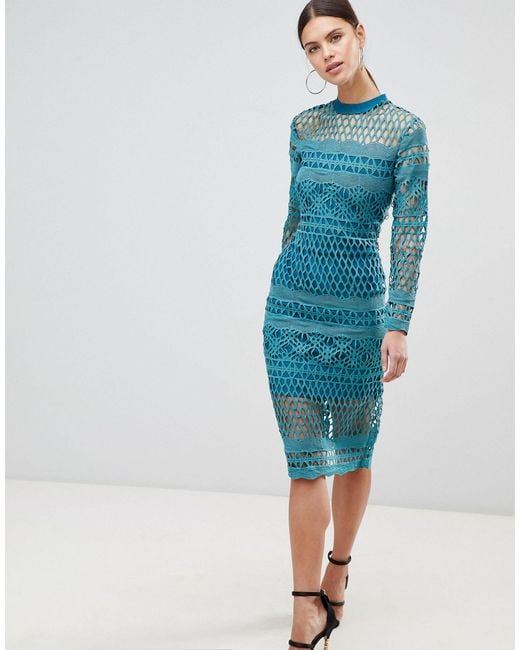 forever unique purple lace bodycon dress