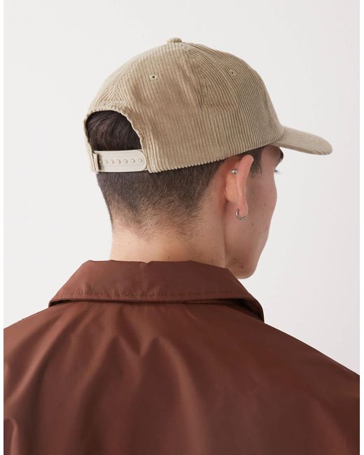 Dickies Brown Hardwick Cord Cap for men