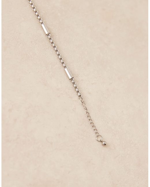 ASOS – farbenes venezianer-armband aus wasserfestem edelstahl in Blue für Herren