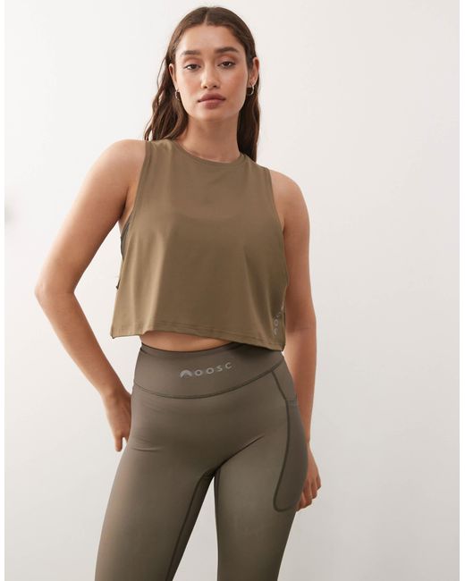 OOSC Green – infinite – cropped tanktop