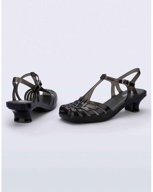 Melissa Black Vixen Kitten Heels