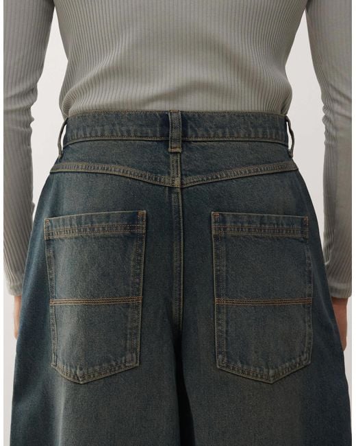 Collusion Gray X006 Xl Balloon Low Rise Jean for men