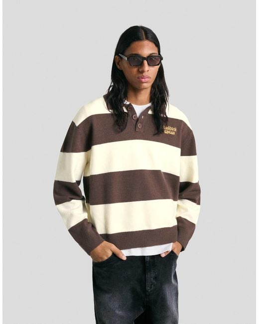 Bershka – pullover in Brown für Herren