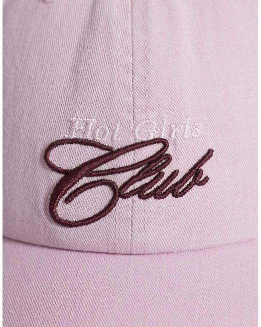 Gina Tricot Pink Cotton Cap