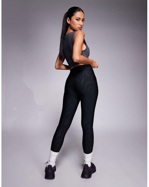 Adidas Originals Blue Adidas Training Optime Full Length leggings