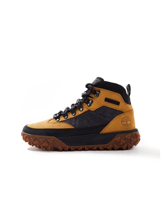 Timberland – gs motion 6 – boots aus nubukleder in Metallic für Herren