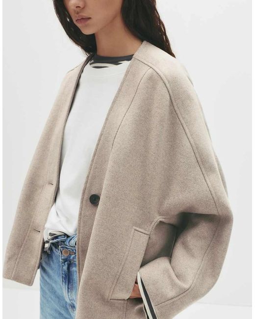 Giacca Stile Kimono di Pull&Bear in Blue