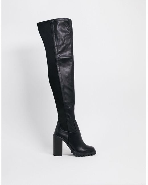 ASOS Katherine Chunky Thigh-high Boots 